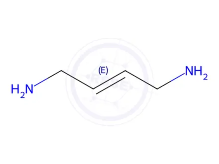 Chemical structure of (E)-But-2-Ene-1,4-Diamine