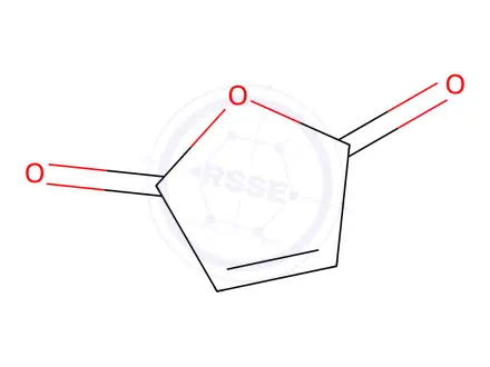 Chemical structure of Maleic anhydride