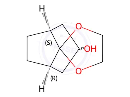 Chemical structure of (1S,3R,5R)-rel-spiro[bicyclo[3.2.1]octane-8,2'-[1,3]dioxolane]-3-ol