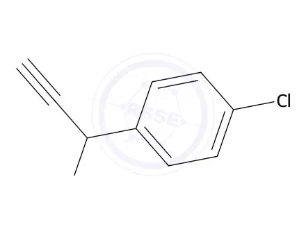 Chemical structure of 1-(4-Chlorophenyl)prop-2-yn-1-amine