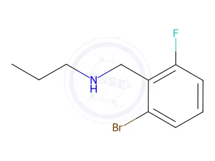 Chemical structure of N-Propyl 2-Bromo-6-fluorobenzylamine