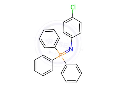 Chemical structure of N1-(1,1,1-TRIPHENYL-LAMBDA5-PHOSPHANYLIDENE)-4-CHLOROANILINE