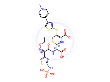Chemical structure of Ceftaroline Impurity 2
