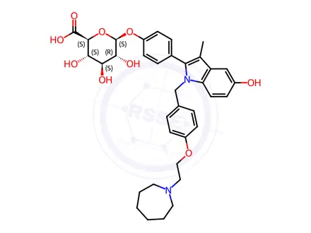Chemical structure of Bazedoxifene Impurity 24