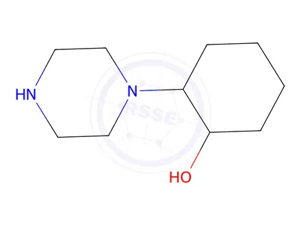Chemical structure of 2-(Piperazin-1-yl)cyclohexanol