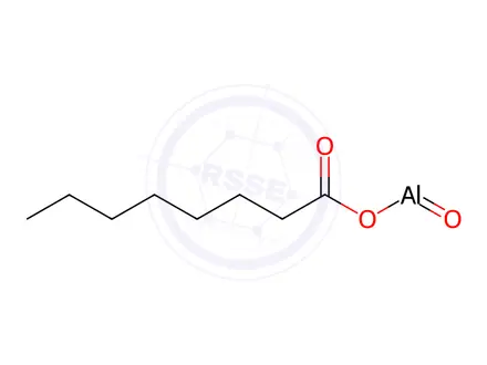 Chemical structure of (octanoato-O)oxoaluminium