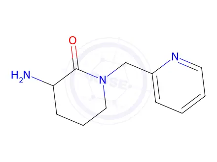 Chemical structure of 3-amino-1-(pyridin-2-ylmethyl)piperidin-2-one