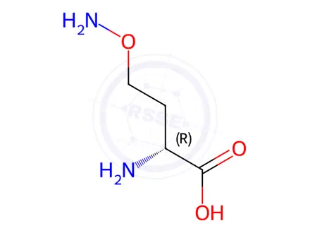 Chemical structure of D-Canaline