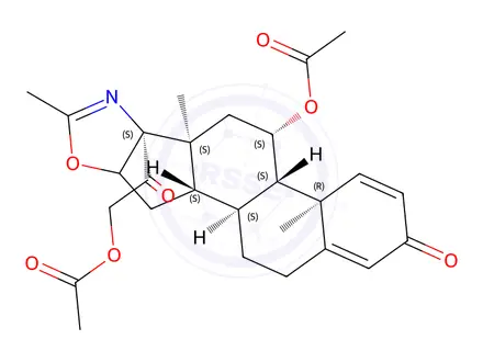 Chemical structure of Deflazacort Impurity 23