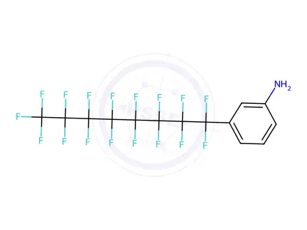 Chemical structure of 3-(Heptafluorooctyl)aniline
