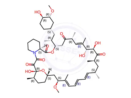 Chemical structure of 32-Desmethyl Temsirolimus
