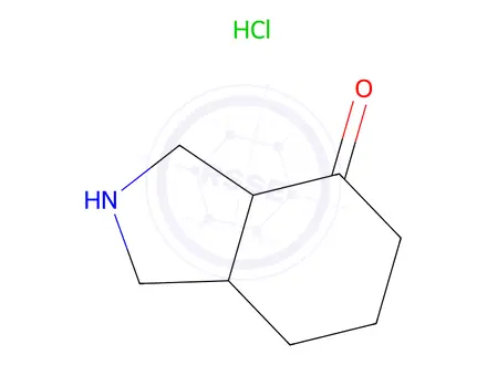 Chemical structure of Octahydro-4H-isoindol-4-one hydrochloride