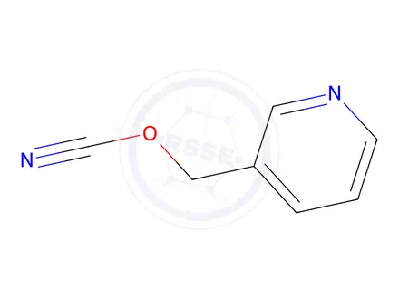 Chemical structure of Cyanic acid, 3-pyridinylmethyl ester (9CI)