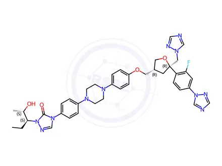 Chemical structure of Posaconazole Impurity 495