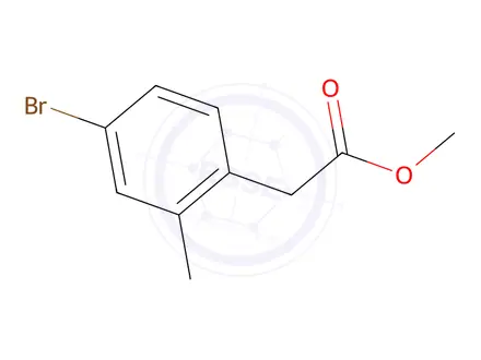 Chemical structure of Methyl 2-(4-bromo-2-methylphenyl)acetate