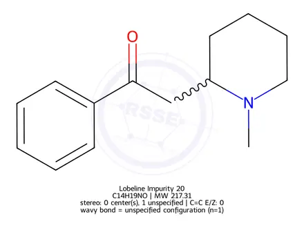 Chemical structure of Lobeline Impurity 29