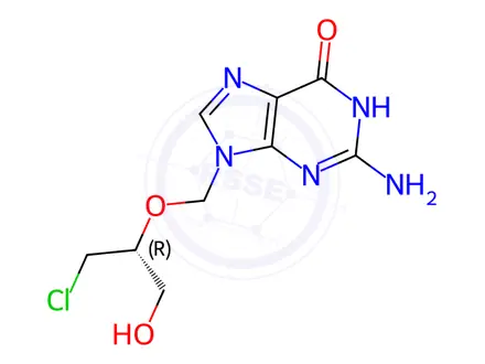 Chemical structure of Ganciclovir Impurity 4