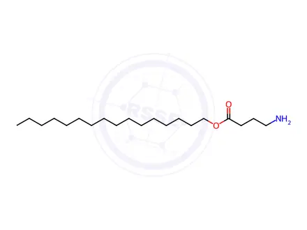 Chemical structure of gamma-aminobutyric acid cetyl ester