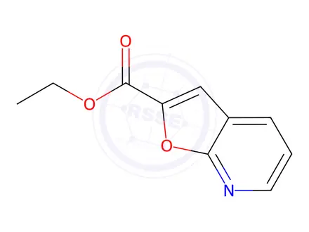 Chemical structure of ethyl furo[2,3-b]pyridine-2-carboxylate