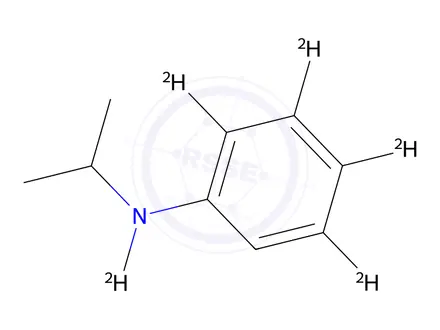 Chemical structure of N-Isopropylaniline-d5