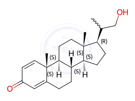 Chemical structure of Progesterone Impurity 90