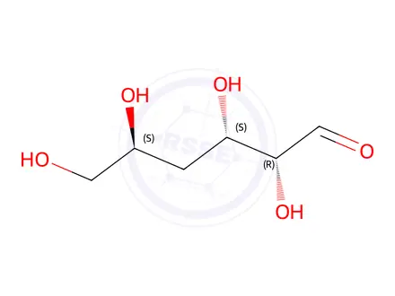 Chemical structure of 4-Deoxy-D-glucose