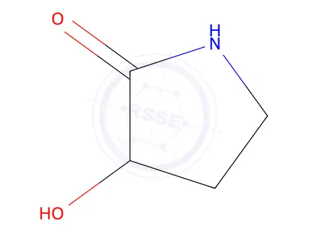 Chemical structure of 3-hydroxypyrrolidin-2-one