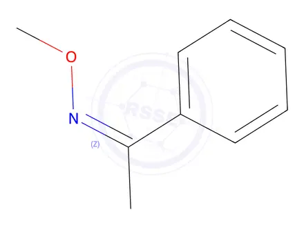 Chemical structure of 1-Phenylethan-1-one O-methyl Oxime
