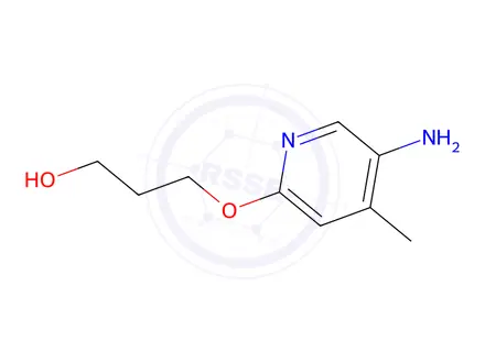 Chemical structure of 3-((5-Amino-4-methylpyridin-2-yl)oxy)propan-1-ol
