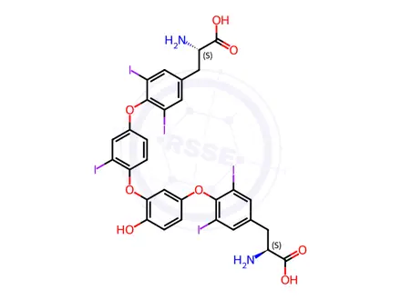 Chemical structure of Liothyronine Impurity 6