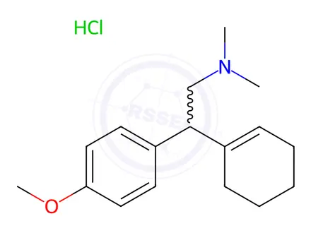 Chemical structure of Venlafaxine EP Impurity F HCl