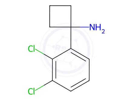 Chemical structure of 1-(2,3-Dichlorophenyl)cyclobutanamine