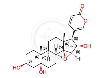 Chemical structure of De-O-acetylcinobufotalin