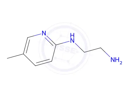 Chemical structure of N1-(5-methylpyridin-2-yl)ethane-1,2-diamine