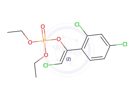 Chemical structure of Chlorfenvinphos Impurity 1 ((Z)-Chlorfenvinphos)