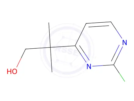 Chemical structure of 2-(2-Chloropyrimidin-4-yl)-2-methylpropan-1-ol