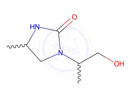 Chemical structure of 1-(1-Hydroxypropan-2-yl)-4-methylimidazolidin-2-one
