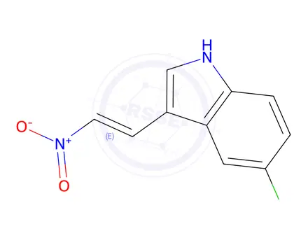 Chemical structure of 5-CHLORO-3-(2-NITROVINYL)-1H-INDOLE