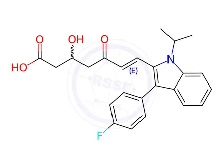 Chemical structure of Fluvastatin EP Impurity D