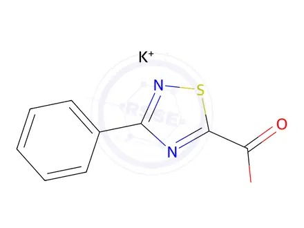 Chemical structure of Potassium 3-phenyl-1,2,4-thiadiazole-5-carboxylate