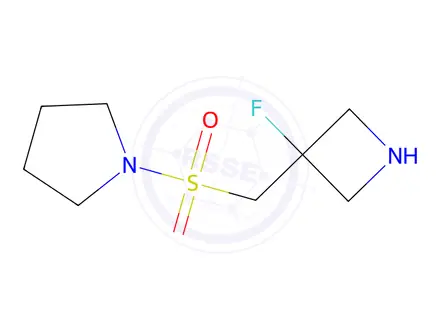 Chemical structure of 1-[(3-fluoroazetidin-3-yl)methylsulfonyl]pyrrolidine
