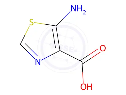 Chemical structure of 5-Aminothiazole-4-carboxylic acid
