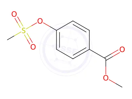 Chemical structure of Methyl 4-((methylsulfonyl)oxy)benzoate