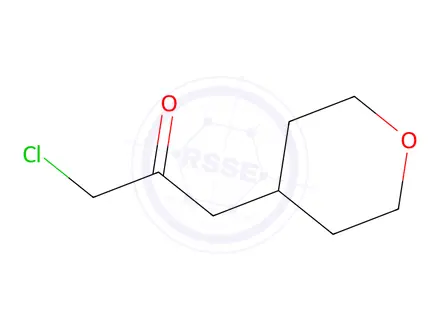 Chemical structure of 1-chloro-3-tetrahydropyran-4-yl-propan-2-one