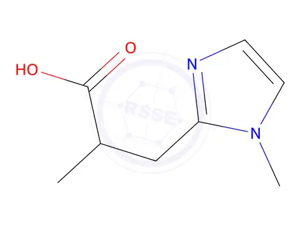 Chemical structure of 2-Methyl-3-(1-methyl-1h-imidazol-2-yl)propanoic acid