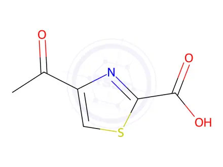 Chemical structure of 4-Acetyl-2-thiazolecarboxylic acid