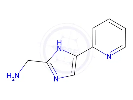 Chemical structure of (5-(Pyridin-2-yl)-1H-imidazol-2-yl)methanamine