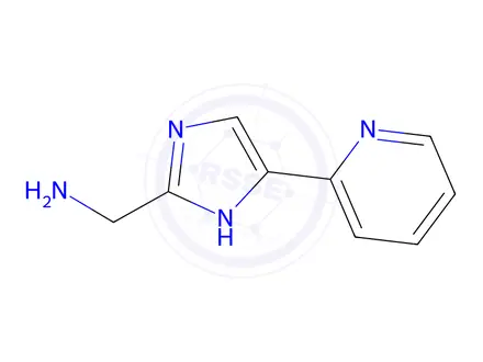 Chemical structure of (5-(Pyridin-2-yl)-1H-imidazol-2-yl)methanamine