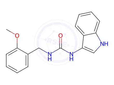 Chemical structure of 1-(1H-Indol-3-yl)-3-(2-methoxybenzyl)urea