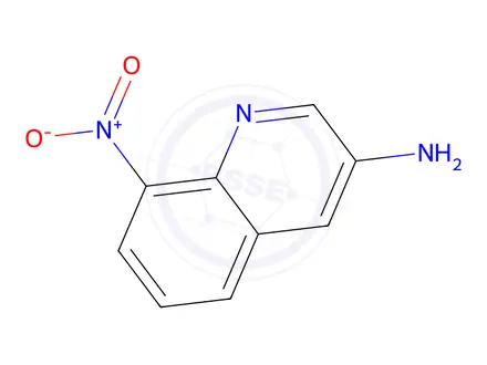 Chemical structure of 8-Nitroquinolin-3-amine